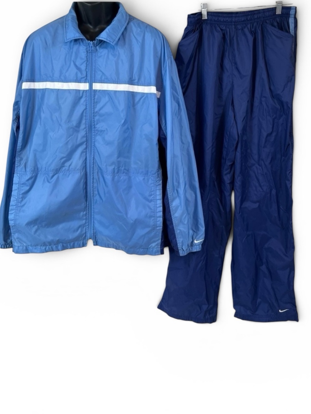 Vintage 90's Nike Full Zip Lined Windbreaker Track Suit